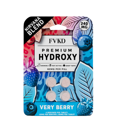 FVKD Seven 4ct 7OH Tabs Very Berry 60mg Per Tablet