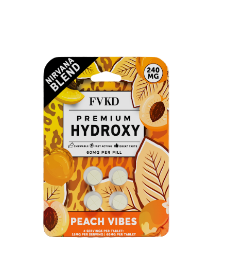 FVKD Seven 4ct 7OH Tabs Peachy Vibes 60mg Per Tablet