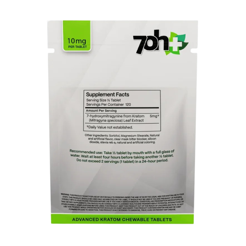 advanced kratom alkaloids - 7 hydroxymitragynine products - 7oh Tablets