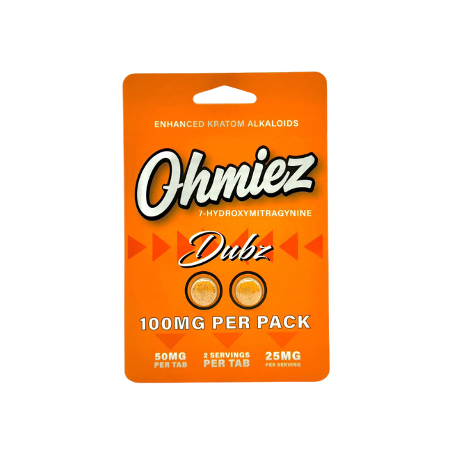 HOMIEZ 7-HYDROXYMITRAGYNINE TABLETS 50MG 2CT - UNFLAVORED