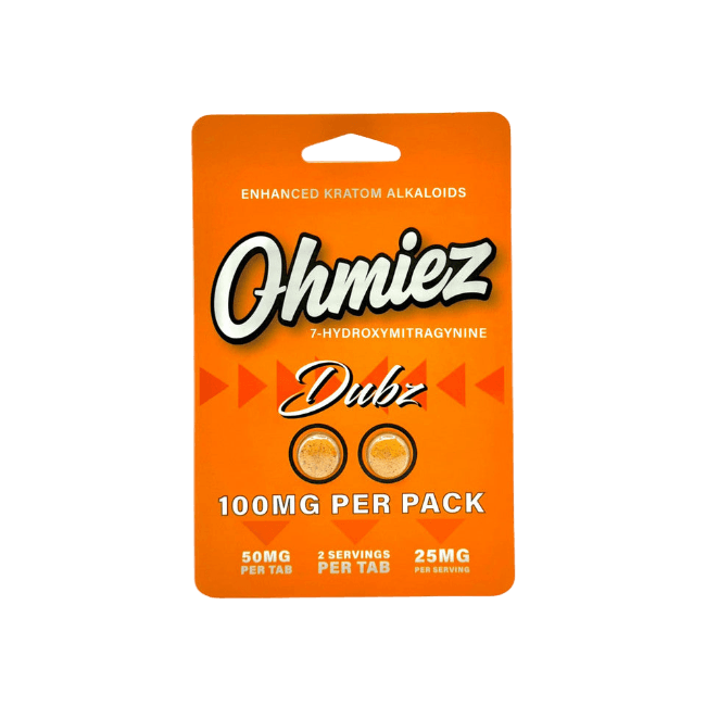 HOMIEZ 7-HYDROXYMITRAGYNINE TABLETS 50MG 2CT - UNFLAVORED - Seven Tech