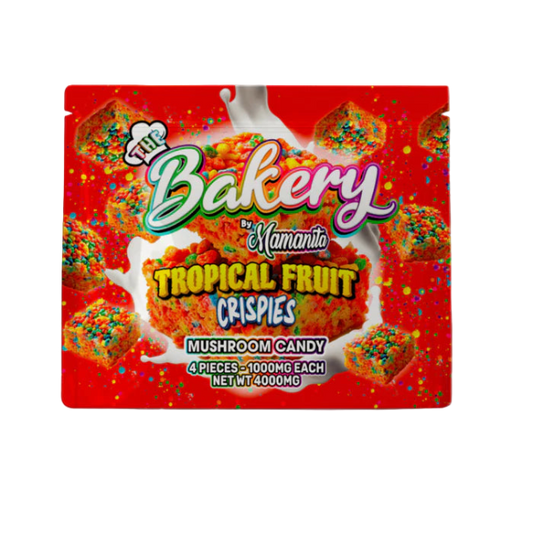 The Bakery Tropical Fruit Mushroom Candy 4000mg 4 Pieces