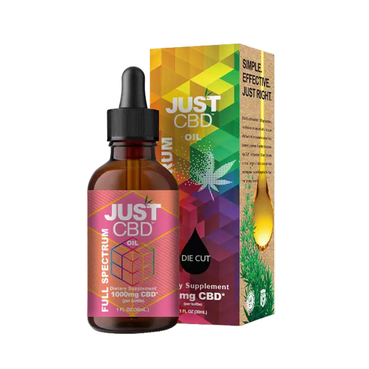 JUST CBD OIL TINCTURE FULL SPECTRUM - 1000MG