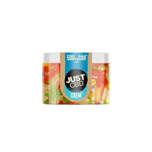 JUST CBD CALM GUMMIES 500MG - SUGAR FREE WORMS