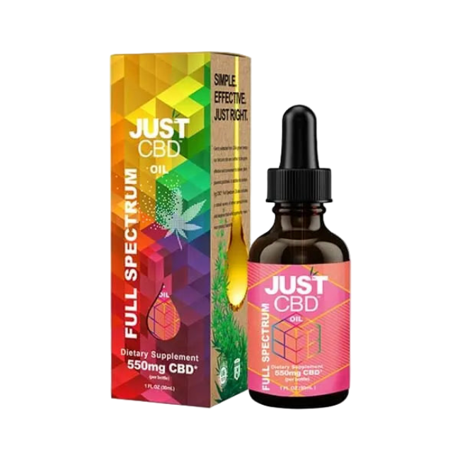 JUST CBD OIL TINCTURE FULL SPECTRUM - 550MG
