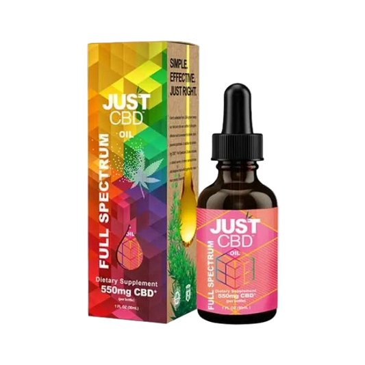JUST CBD OIL TINCTURE FULL SPECTRUM - 550MG