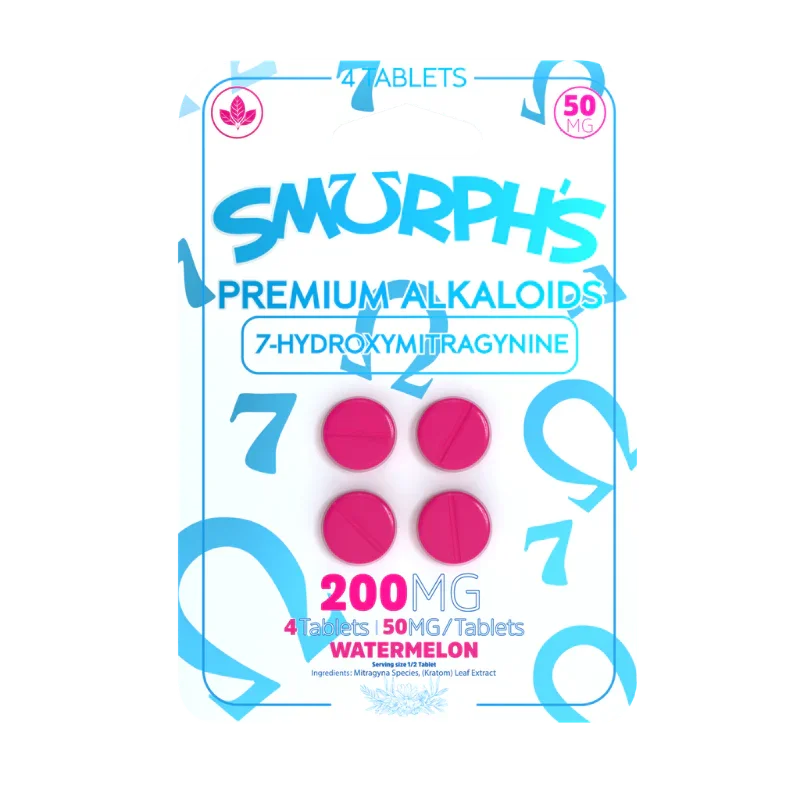 🎁 Smurph's 4ct 7OH Tabs Watermelon 50mg per Tablet (100% off)