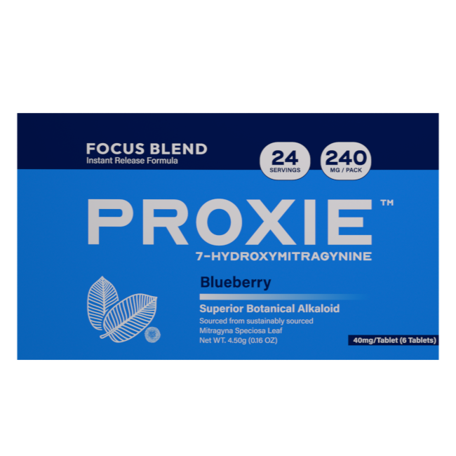 PROXIE 7OH 6CT 240MG (40MG PER TABLET) - BLUEBERRY SUPERIOR BOTANICAL ALKALOID