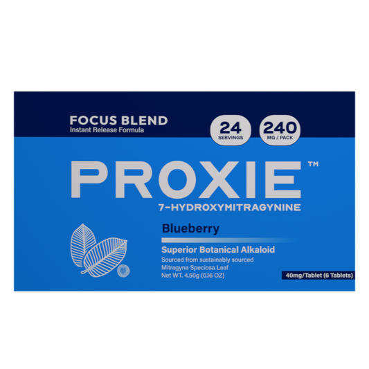 PROXIE 7OH 6CT 240MG (40MG PER TABLET) - BLUEBERRY SUPERIOR BOTANICAL ALKALOID