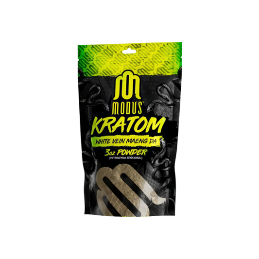MODUS KRATOM POWDER 3OZ - MAENG DA WHITE VEIN - Seven Tech