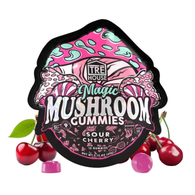 TRE House Mushroom Gummies Sour Cherry 15 Gummies