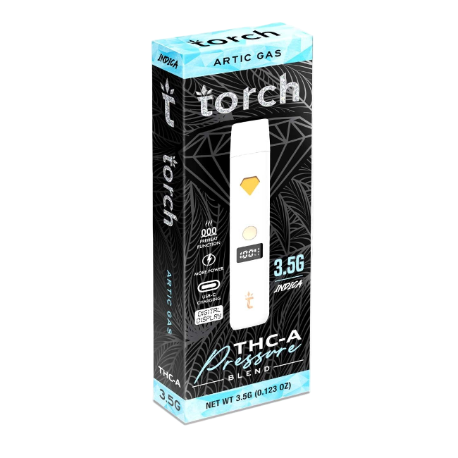 TORCH PRESSURE BLEND 3.5G DISPOSABLE - ARCTIC GAS INDICA