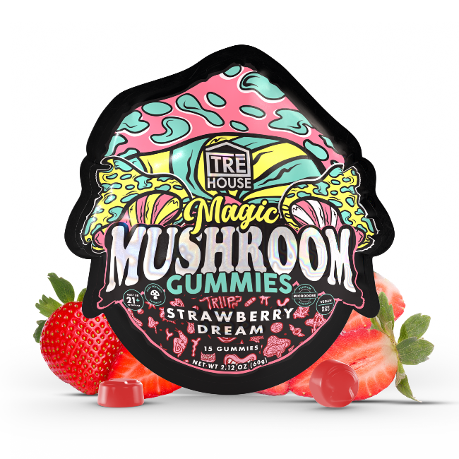TRE House Mushroom Gummies Strawberry Dream 15 Gummies
