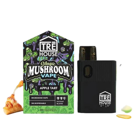 TRE House Magic Mushroom Vape Apple Tart 2g Microdose Vape