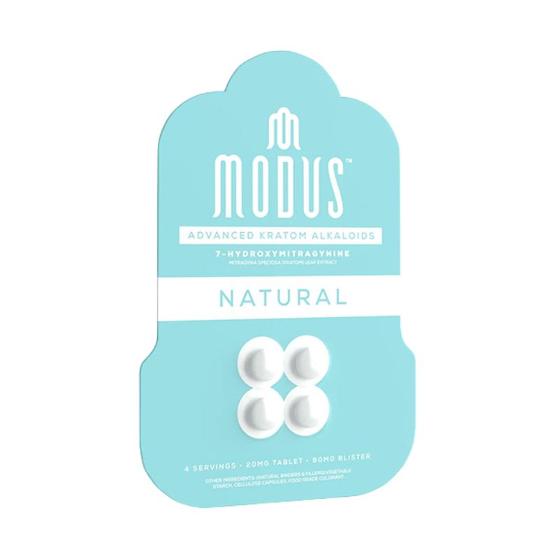 Modus 7-Hydroxymitragynine Tablets 4ct 20mg per Tablet