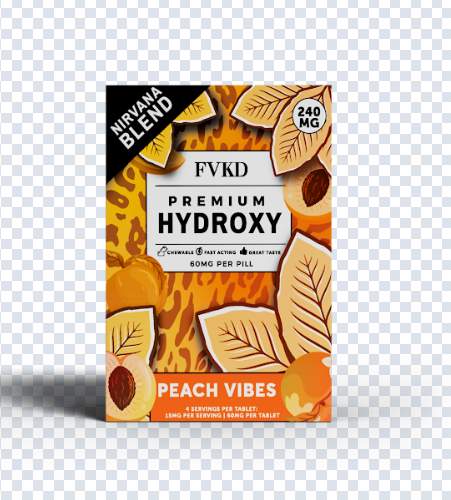 FVKD Seven 4ct 7OH Tabs Peachy Vibes 60mg Per Tablet