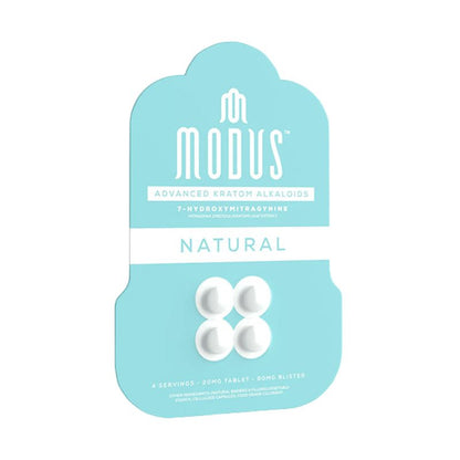 🎁 Modus 7-Hydroxymitragynine Tablets 4ct 20mg per Tablet (100% off)