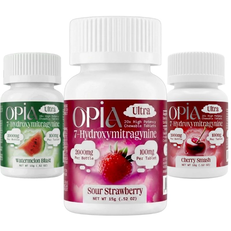 Opia Ultra 7-Hydroxymitragynine Chewable Tablets 20CT 100mg Per Tablet