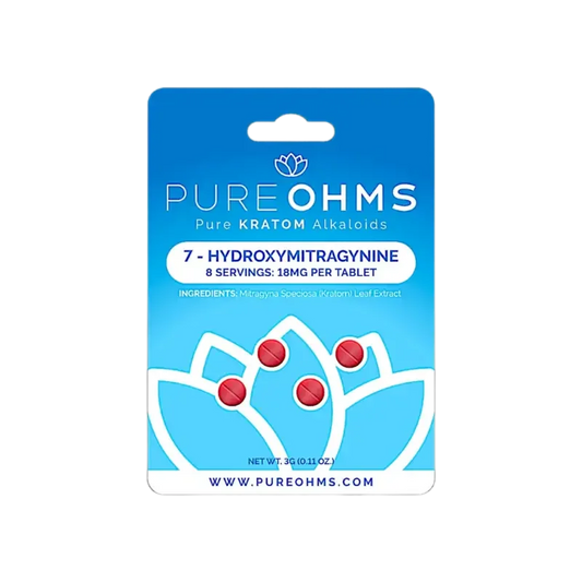 Pure Ohms 4ct 7OH Tabs Berry Bliss 18mg per Tablet - Seven Tech
