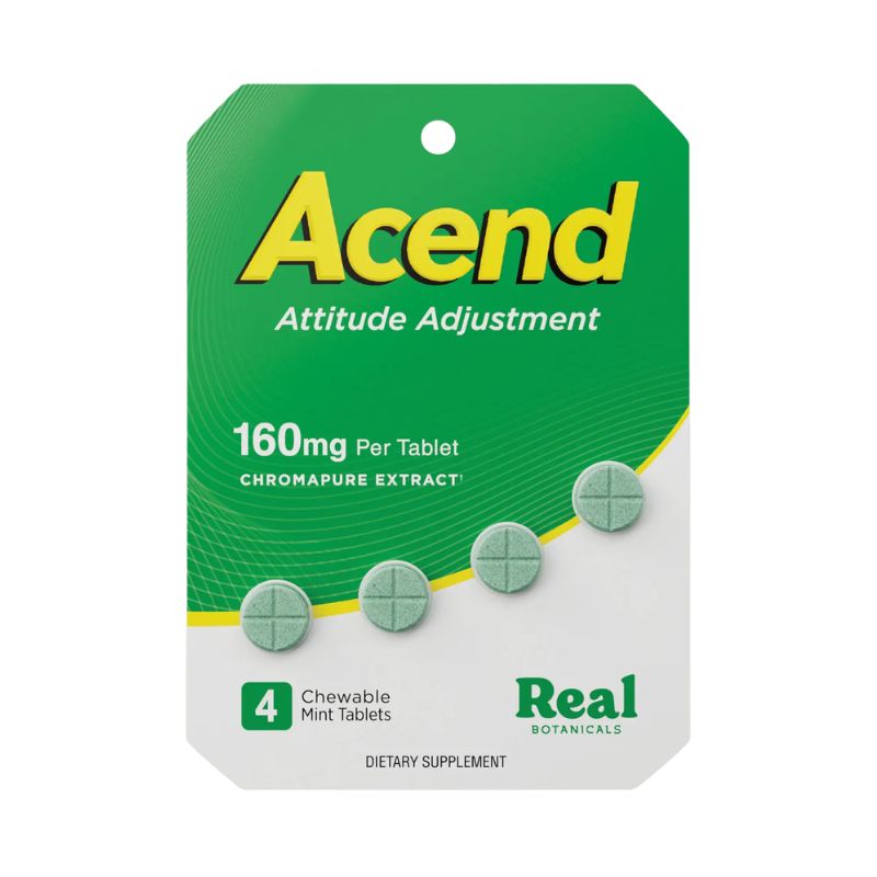 Real Botanicals Acend MIT Chromapure Extract 160mg Pet Tablet - Mint