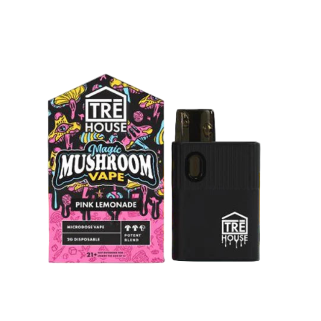 TRE House Magic Mushroom Vape Pink Lemonade 2g Microdose Vape
