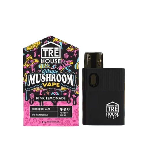 TRE House Magic Mushroom Vape Pink Lemonade 2g Microdose Vape