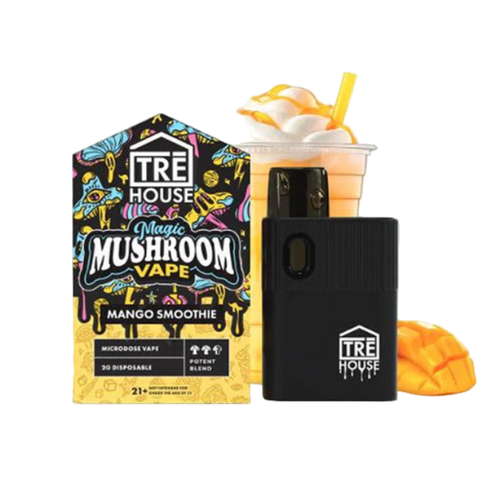TRE House Magic Mushroom Vape Mango Smoothie 2g Microdose Vape