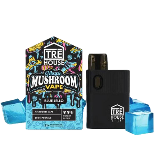 TRE House Magic Mushroom Vape Blue Jello 2g Microdose Vape