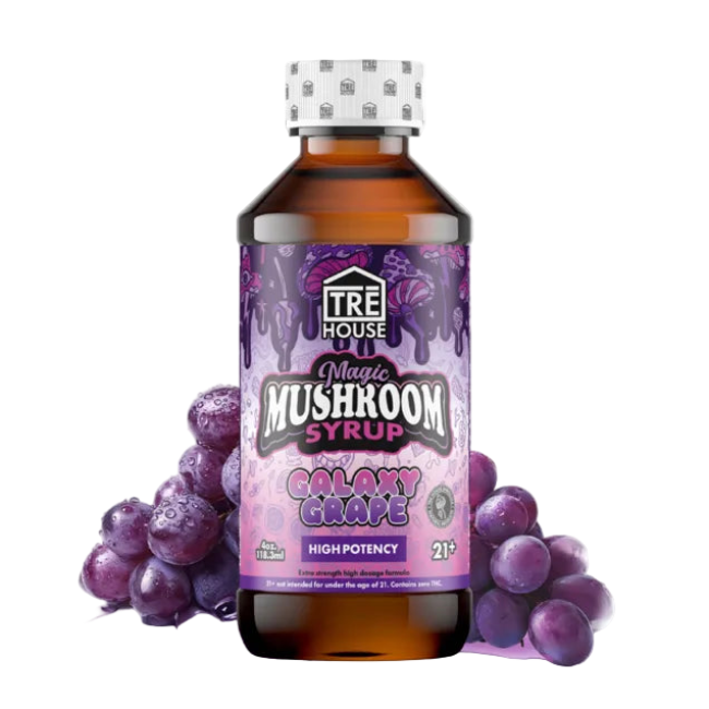 TRE House Magic Mushroom Syrup Galaxy Grape 4oz High Potency