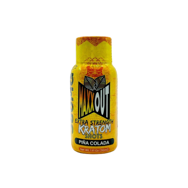 MAXXOUT EXTRA STRENGTH KRATOM SHOT 380MG – PINA COLADA