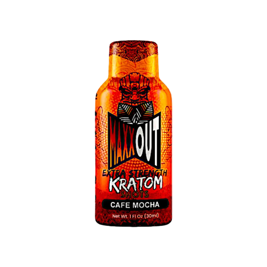 MAXXOUT EXTRA STRENGTH KRATOM SHOT 380MG – CAFE MOCHA