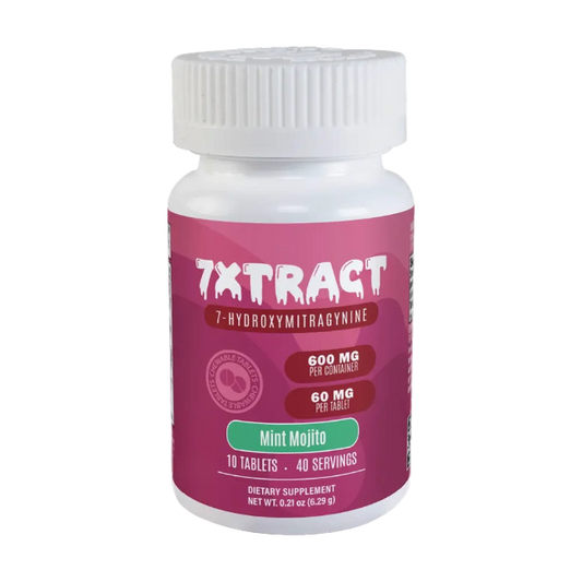 7XTRACT 7OH TABLETS 10CT / 600MG (60MG PER TABLET) – MINT MOJITO
