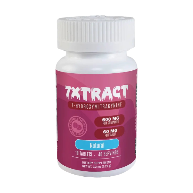 7XTRACT 7OH TABLETS 10CT / 600MG (60MG PER TABLET) – NATURAL