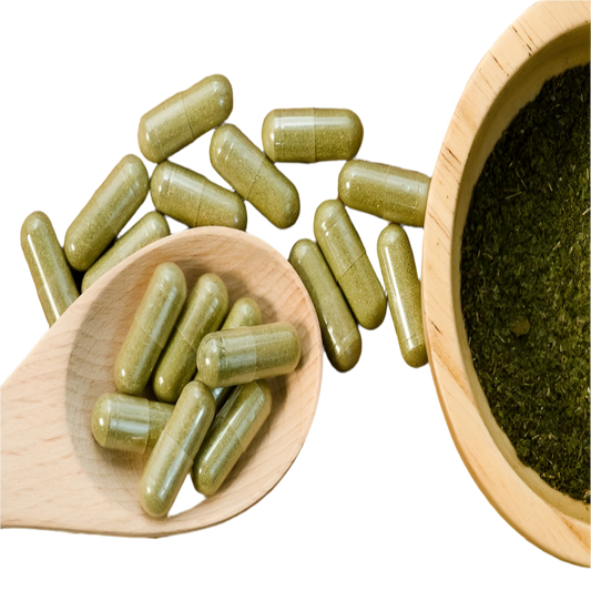 NJOY KRATOM CAPSULES 42CT - BORNEO YELLOW VEIN - Seven Tech