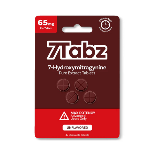 7TABZ 7-HYDROXYMITRAGYNINE TABLETS 4CT / 65MG EACH – UNFLAVORED