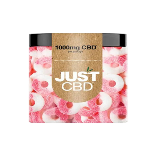JUST CBD GUMMIES 1000MG - WATERMELON RINGS