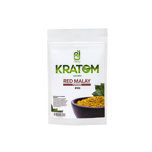 NJOY KRATOM POWDER 200G - MALAY RED VEIN - Seven Tech