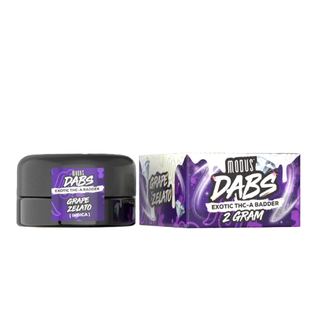 MODUS DABS EXOTIC THC-A BADDER - GRAPE ZELATO INDICA