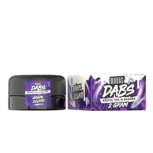 MODUS DABS EXOTIC THC-A BADDER - GRAPE ZELATO INDICA