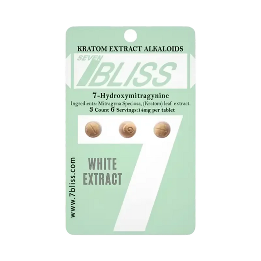 7 Bliss 3ct 7Oh Tabs White Extract 14mg per Tablet - Seven Tech