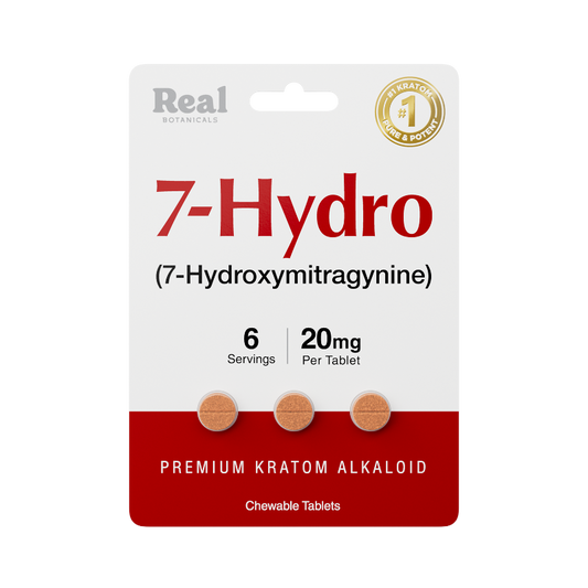 Real Botanicals 3ct 7OH Tabs 7-Hydro 20mg Per Tablet