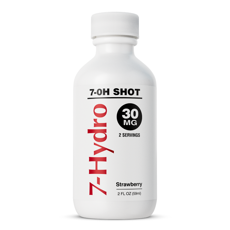 Real Botanicals 7-Hydroxymitragynine Strawberry Liquid Kratom Extract Shot 30mg