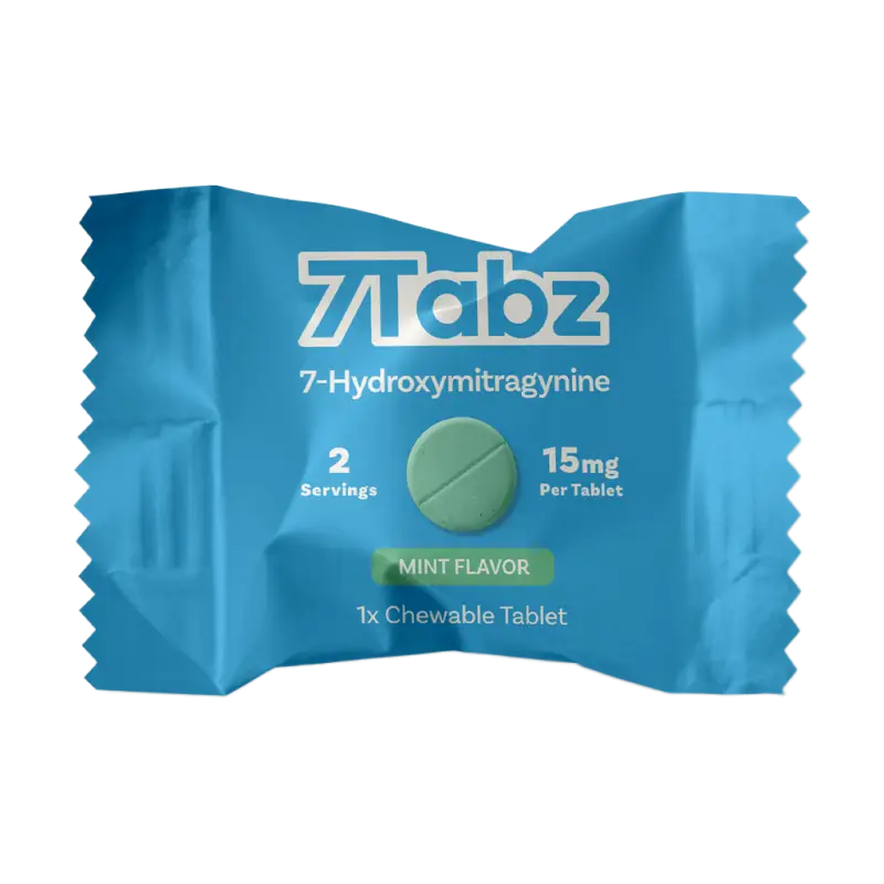 7Tabz 15mg 7-OH Extract Tabs Mint 1ct 7Tabz  7OH+