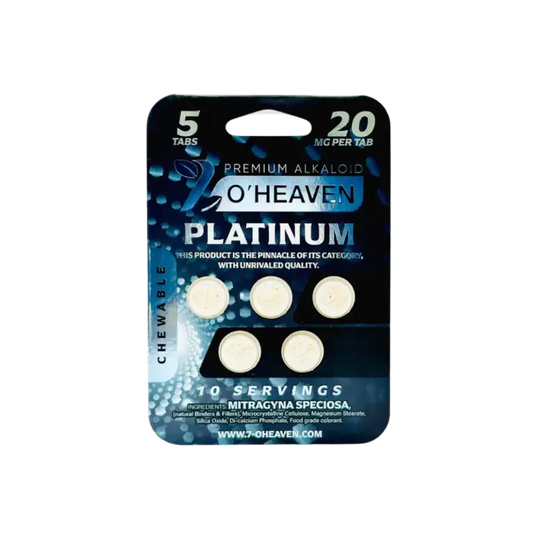 O’Heaven Platinum chewable tablets.