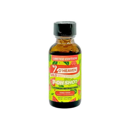 7 O'Heaven 7-Hydroxymitragynine Shot Wild Watermelon 50mg - Seven Tech
