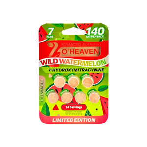 Wild watermelon flavored chewable tablets.