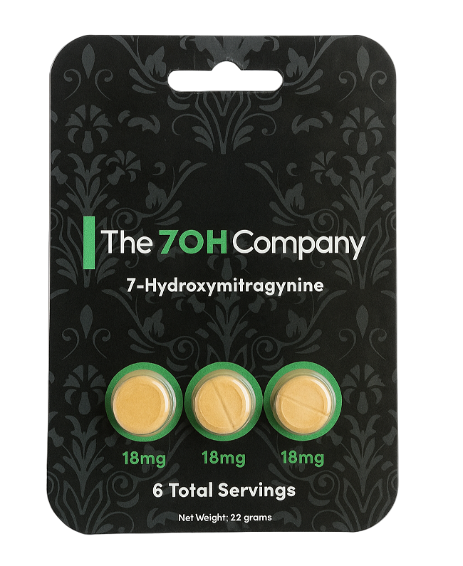THE 7OH COMPANY 7- HYDROXYMITAGYNINE 3CT 54MG 18MG PER TABLET