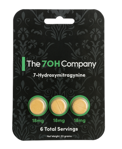 THE 7OH COMPANY 7- HYDROXYMITAGYNINE 3CT 54MG 18MG PER TABLET