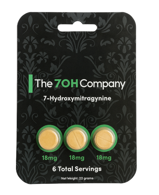 THE 7OH COMPANY 7- HYDROXYMITAGYNINE 3CT 54MG 18MG PER TABLET