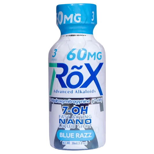 7Rox 7-Hydroxymitragynine Blue Razz Kratom Extract Shot 60mg - Seven Tech